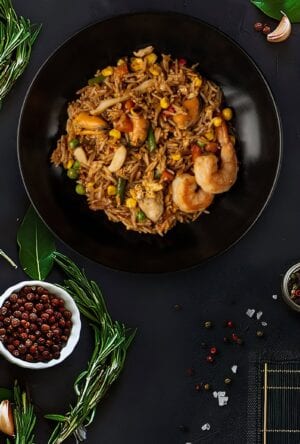 Рис Тайський с морепродуктами