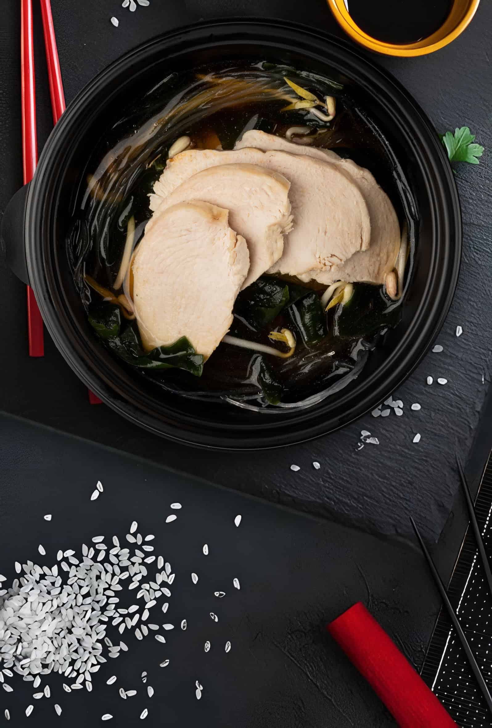 Thai chicken soup