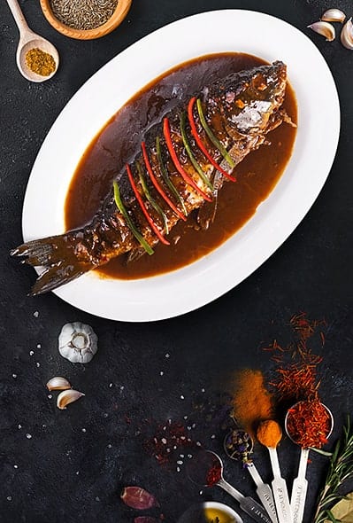 Короп в соєвому соусі