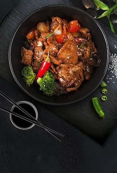 Острая телятина по-сичуански