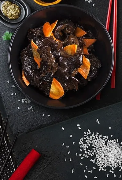 Обсмажені деревні гриби