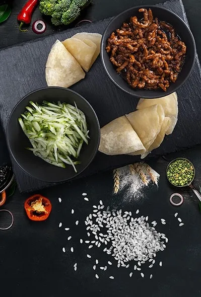 Pork in Beijing Sauce With Pancakes