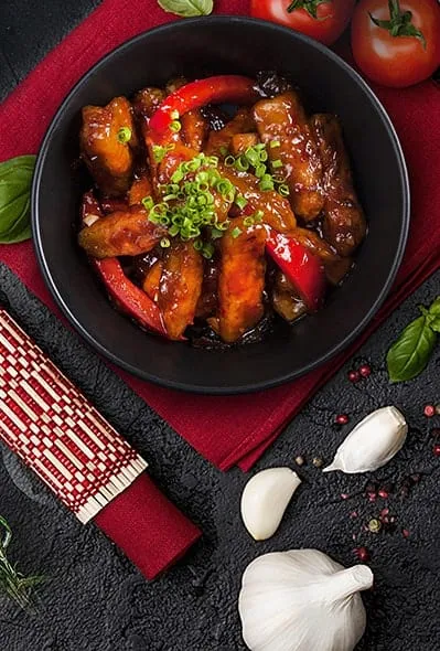 Eggplant with fish flavor