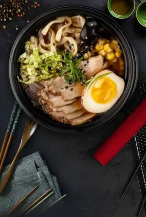 Рамен со свининой ча-шу<span class=