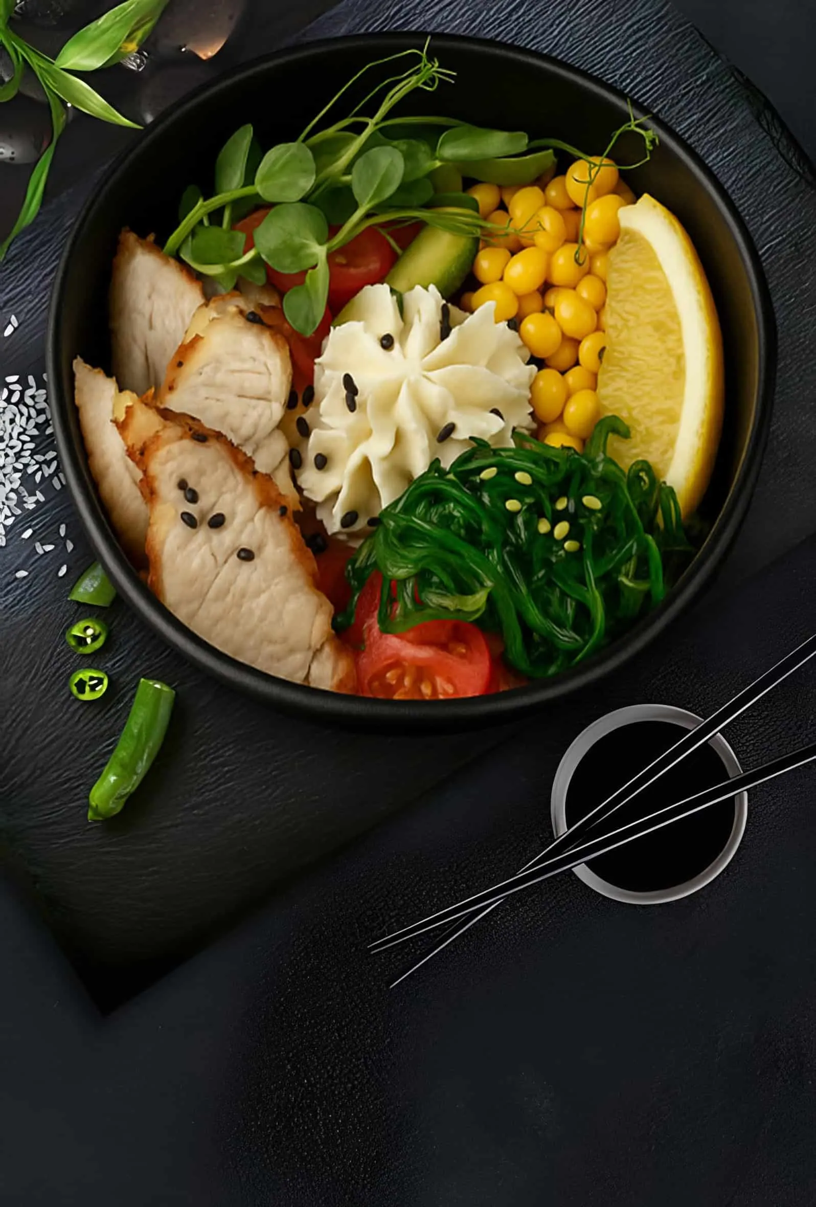 Боул с угрем