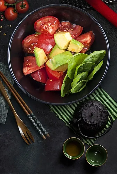 Avocado and tomato salad