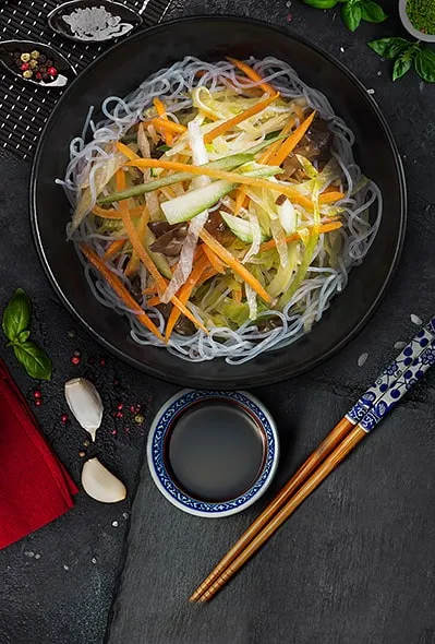 Traditional vegetable salad